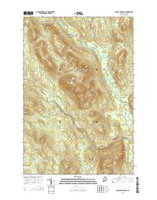 Deasey Mountain Maine Current topographic map, 1:24000 scale, 7.5 X 7.5 Minute, Year 2014