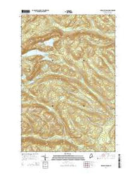 Deboullie Pond Maine Current topographic map, 1:24000 scale, 7.5 X 7.5 Minute, Year 2014