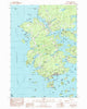 Deer Isle Maine Historical topographic map, 1:24000 scale, 7.5 X 7.5 Minute, Year 1983