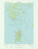 Deer Isle Maine Historical topographic map, 1:62500 scale, 15 X 15 Minute, Year 1942
