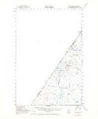 Depot Lake Maine Historical topographic map, 1:62500 scale, 15 X 15 Minute, Year 1955