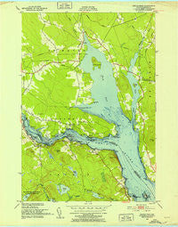 Devils Head Maine Historical topographic map, 1:24000 scale, 7.5 X 7.5 Minute, Year 1949