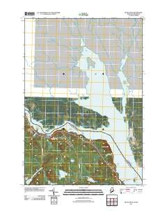 Devils Head Maine Historical topographic map, 1:24000 scale, 7.5 X 7.5 Minute, Year 2011