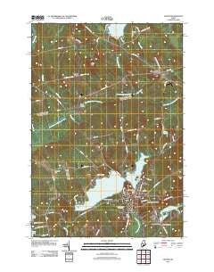 Dexter Maine Historical topographic map, 1:24000 scale, 7.5 X 7.5 Minute, Year 2011