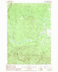 Dill Hill Maine Historical topographic map, 1:24000 scale, 7.5 X 7.5 Minute, Year 1988