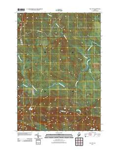 Dill Hill Maine Historical topographic map, 1:24000 scale, 7.5 X 7.5 Minute, Year 2011