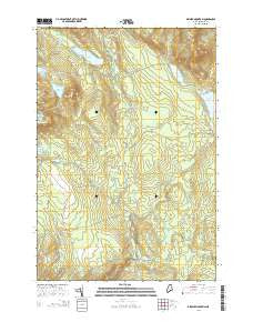 Dimmick Mountain Maine Current topographic map, 1:24000 scale, 7.5 X 7.5 Minute, Year 2014