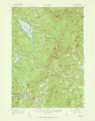 Dixfield Maine Historical topographic map, 1:62500 scale, 15 X 15 Minute, Year 1956