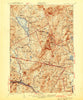 Dixfield Maine Historical topographic map, 1:62500 scale, 15 X 15 Minute, Year 1929