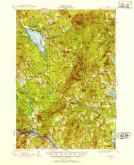 Dixfield Maine Historical topographic map, 1:62500 scale, 15 X 15 Minute, Year 1926