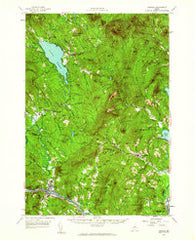 Dixfield Maine Historical topographic map, 1:62500 scale, 15 X 15 Minute, Year 1956
