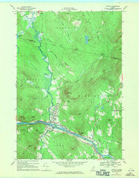 Dixfield Maine Historical topographic map, 1:24000 scale, 7.5 X 7.5 Minute, Year 1968