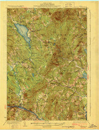 Dixfield Maine Historical topographic map, 1:62500 scale, 15 X 15 Minute, Year 1929