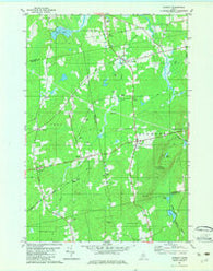 Dixmont Maine Historical topographic map, 1:24000 scale, 7.5 X 7.5 Minute, Year 1982