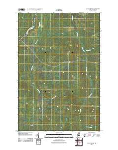 Doucie Brook Maine Historical topographic map, 1:24000 scale, 7.5 X 7.5 Minute, Year 2011