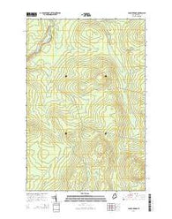 Doucie Brook Maine Current topographic map, 1:24000 scale, 7.5 X 7.5 Minute, Year 2014
