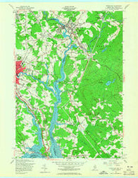 Dover East New Hampshire Historical topographic map, 1:24000 scale, 7.5 X 7.5 Minute, Year 1956
