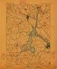 Dover New Hampshire Historical topographic map, 1:62500 scale, 15 X 15 Minute, Year 1893