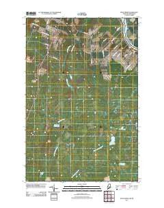 Doyle Ridge Maine Historical topographic map, 1:24000 scale, 7.5 X 7.5 Minute, Year 2011