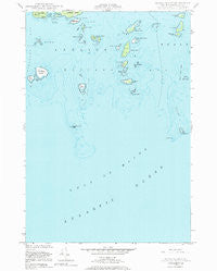Drisko Island Maine Historical topographic map, 1:24000 scale, 7.5 X 7.5 Minute, Year 1948