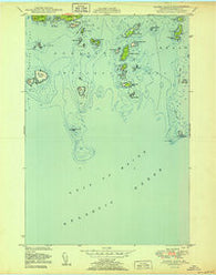 Drisko Island Maine Historical topographic map, 1:24000 scale, 7.5 X 7.5 Minute, Year 1950