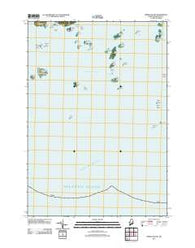 Drisko Island Maine Historical topographic map, 1:24000 scale, 7.5 X 7.5 Minute, Year 2011