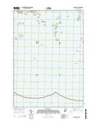 Drisko Island Maine Current topographic map, 1:24000 scale, 7.5 X 7.5 Minute, Year 2014
