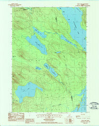 Duck Lake Maine Historical topographic map, 1:24000 scale, 7.5 X 7.5 Minute, Year 1987