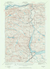 Eagle Lake Maine Historical topographic map, 1:62500 scale, 15 X 15 Minute, Year 1928