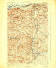 Eagle Lake Maine Historical topographic map, 1:62500 scale, 15 X 15 Minute, Year 1931