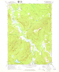 East Andover Maine Historical topographic map, 1:24000 scale, 7.5 X 7.5 Minute, Year 1968