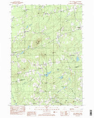 East Dixmont Maine Historical topographic map, 1:24000 scale, 7.5 X 7.5 Minute, Year 1982