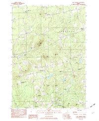 East Dixmont Maine Historical topographic map, 1:24000 scale, 7.5 X 7.5 Minute, Year 1982