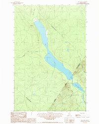 East Lake Maine Historical topographic map, 1:24000 scale, 7.5 X 7.5 Minute, Year 1987