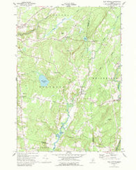 East Pittston Maine Historical topographic map, 1:24000 scale, 7.5 X 7.5 Minute, Year 1970