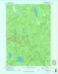 East Stoneham Maine Historical topographic map, 1:24000 scale, 7.5 X 7.5 Minute, Year 1970