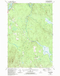 East Winn Maine Historical topographic map, 1:24000 scale, 7.5 X 7.5 Minute, Year 1988