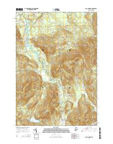East Andover Maine Current topographic map, 1:24000 scale, 7.5 X 7.5 Minute, Year 2014