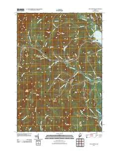 East Dixfield Maine Historical topographic map, 1:24000 scale, 7.5 X 7.5 Minute, Year 2011