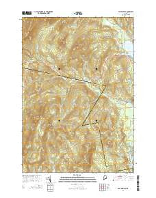 East Dixfield Maine Current topographic map, 1:24000 scale, 7.5 X 7.5 Minute, Year 2014