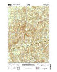 East Dixmont Maine Current topographic map, 1:24000 scale, 7.5 X 7.5 Minute, Year 2014