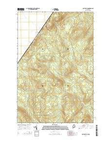 East Lake SE Maine Current topographic map, 1:24000 scale, 7.5 X 7.5 Minute, Year 2014
