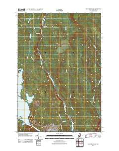 East Millinocket Maine Historical topographic map, 1:24000 scale, 7.5 X 7.5 Minute, Year 2011