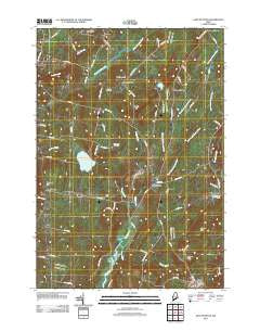 East Pittston Maine Historical topographic map, 1:24000 scale, 7.5 X 7.5 Minute, Year 2011