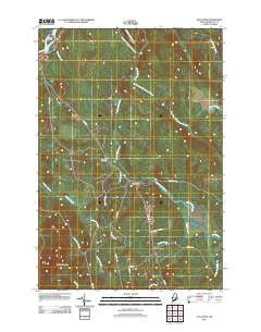 East Winn Maine Historical topographic map, 1:24000 scale, 7.5 X 7.5 Minute, Year 2011