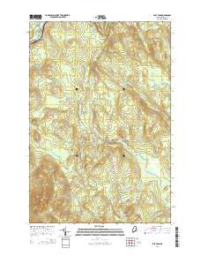 East Winn Maine Current topographic map, 1:24000 scale, 7.5 X 7.5 Minute, Year 2014