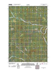 Eastman Brook Maine Historical topographic map, 1:24000 scale, 7.5 X 7.5 Minute, Year 2011