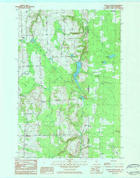 Easton Center Maine Historical topographic map, 1:24000 scale, 7.5 X 7.5 Minute, Year 1984