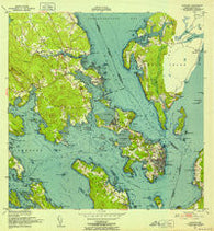 Eastport Maine Historical topographic map, 1:24000 scale, 7.5 X 7.5 Minute, Year 1949
