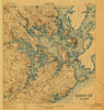 Eastport Maine Historical topographic map, 1:62500 scale, 15 X 15 Minute, Year 1908
